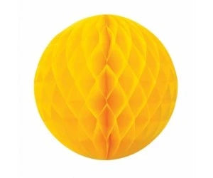 Yellow Honeycomb Ball 25 cm