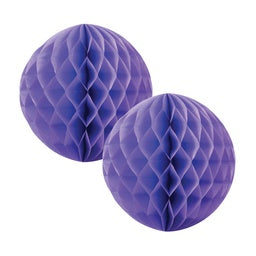 Lilac Honeycomb Balls 15 cm