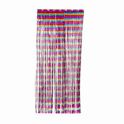 Multi Coloured Metallic Foil Curtain