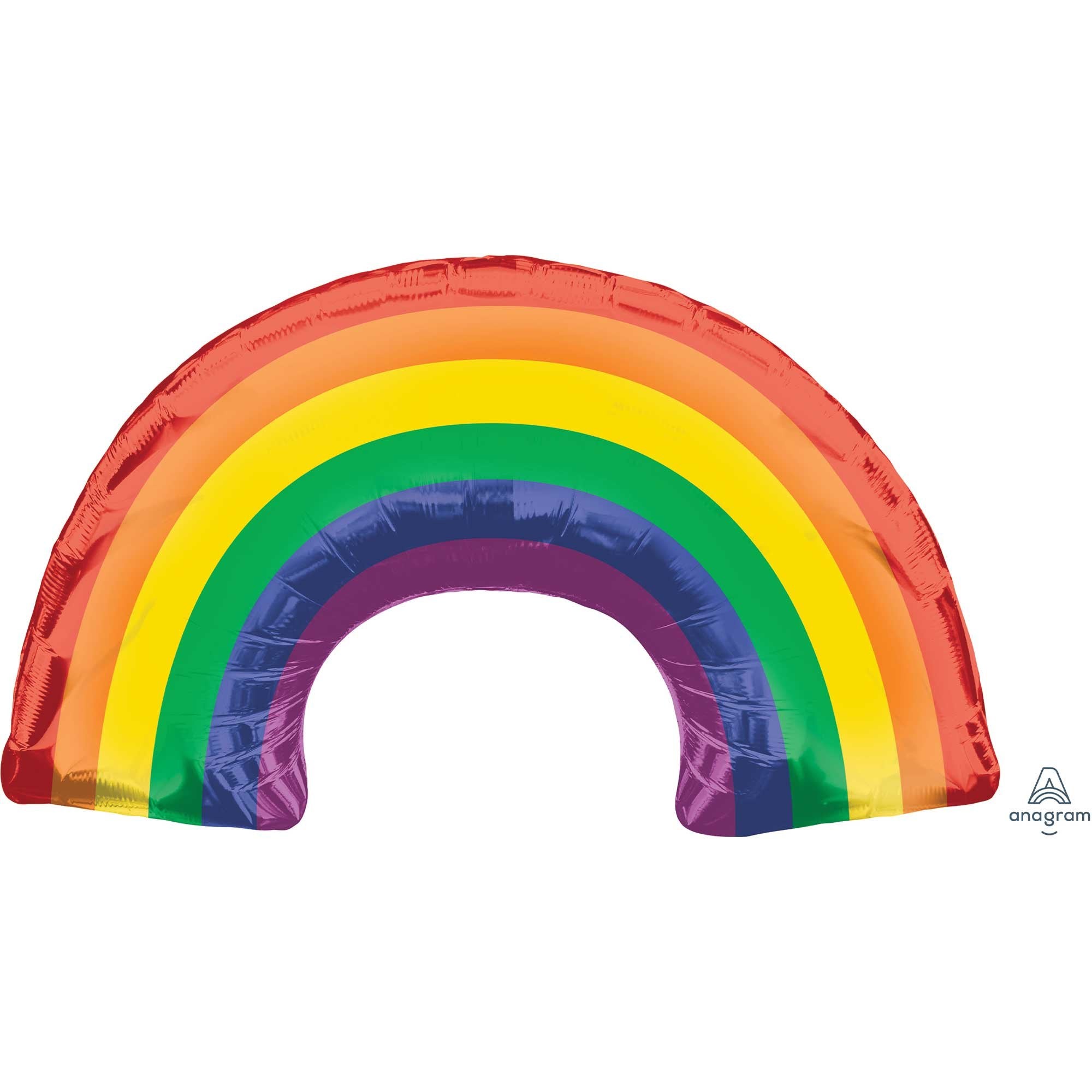 Rainbow Supershape Foil Balloon