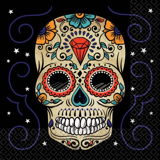 Sugar Skull Lunch Napkins