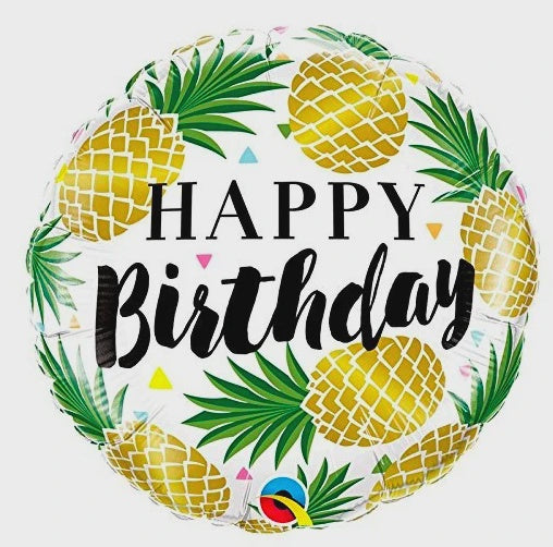 Pineapple Happy Birthday Balloon