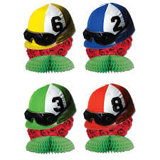 Jockey Hat Honeycomb Table Decorations