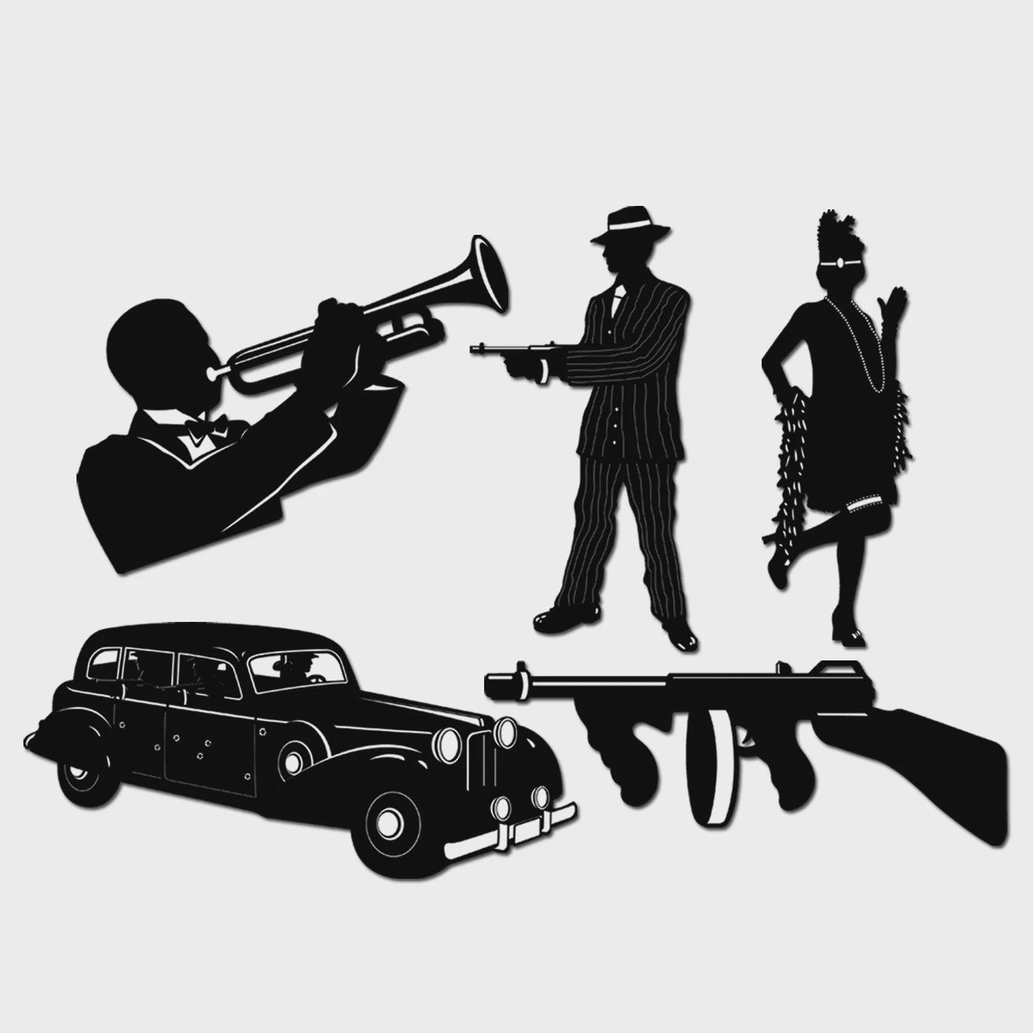 Gangster Silhouettes