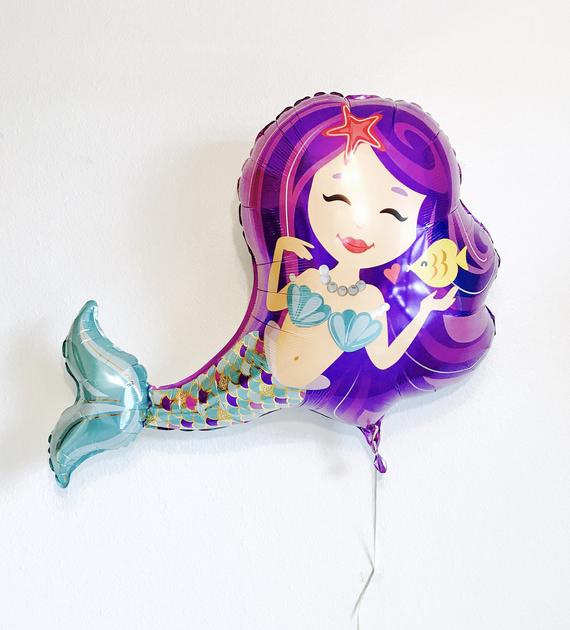 Mermaid 38in Foil Balloon