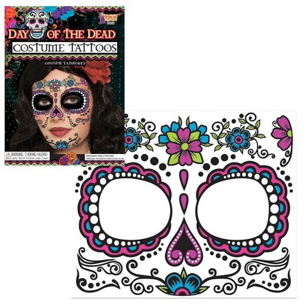 Day Of Dead Tattoo Face-Female