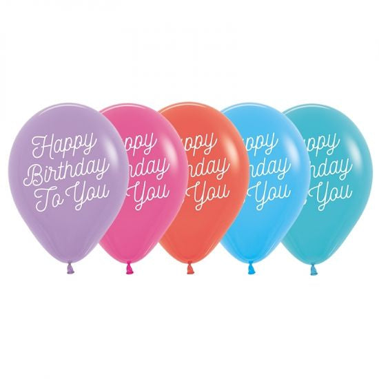 Happy Birthday to You 30 cm Latex Balloon