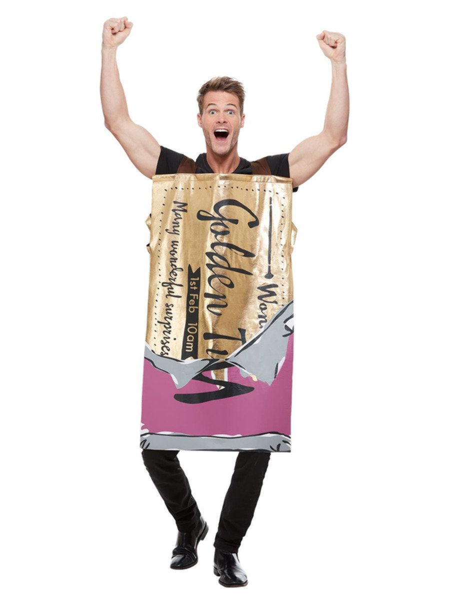 Roald Dahl Winning Wonka Bar Adults Costume