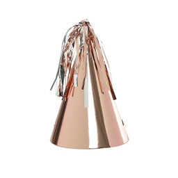 Rose Gold Party Hats 10 Pack