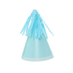 Pastel Blue Party Hats 10 Pack