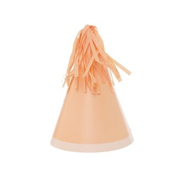 Peach Party Hats 10 Pack