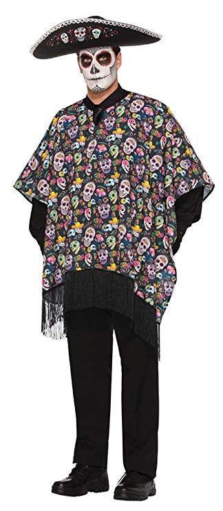 Day Of The Dead Poncho