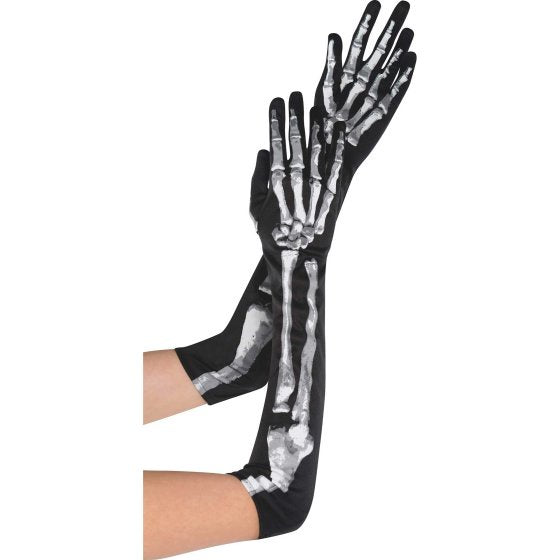 Skeleton Long Gloves