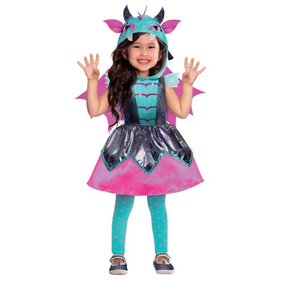 Little Mystic Dragon Girls Costume