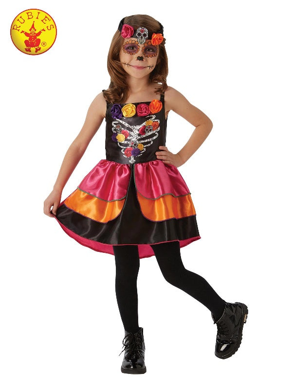 Day Of The Dead Sugar Skull Girls Costume