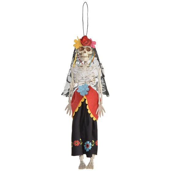 Day Of The Dead Hanging Skeleton Bride Prop Decoration