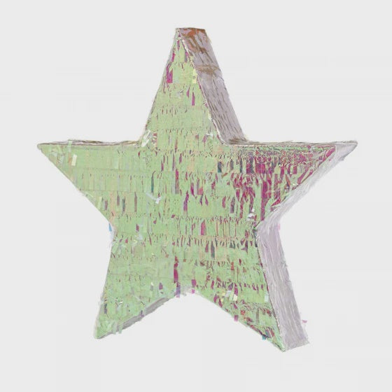 Iridescent Foil Star Pinata