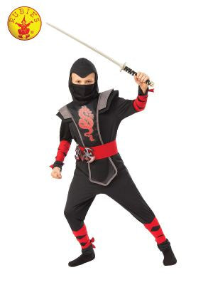 Red Ninja Boys Costume