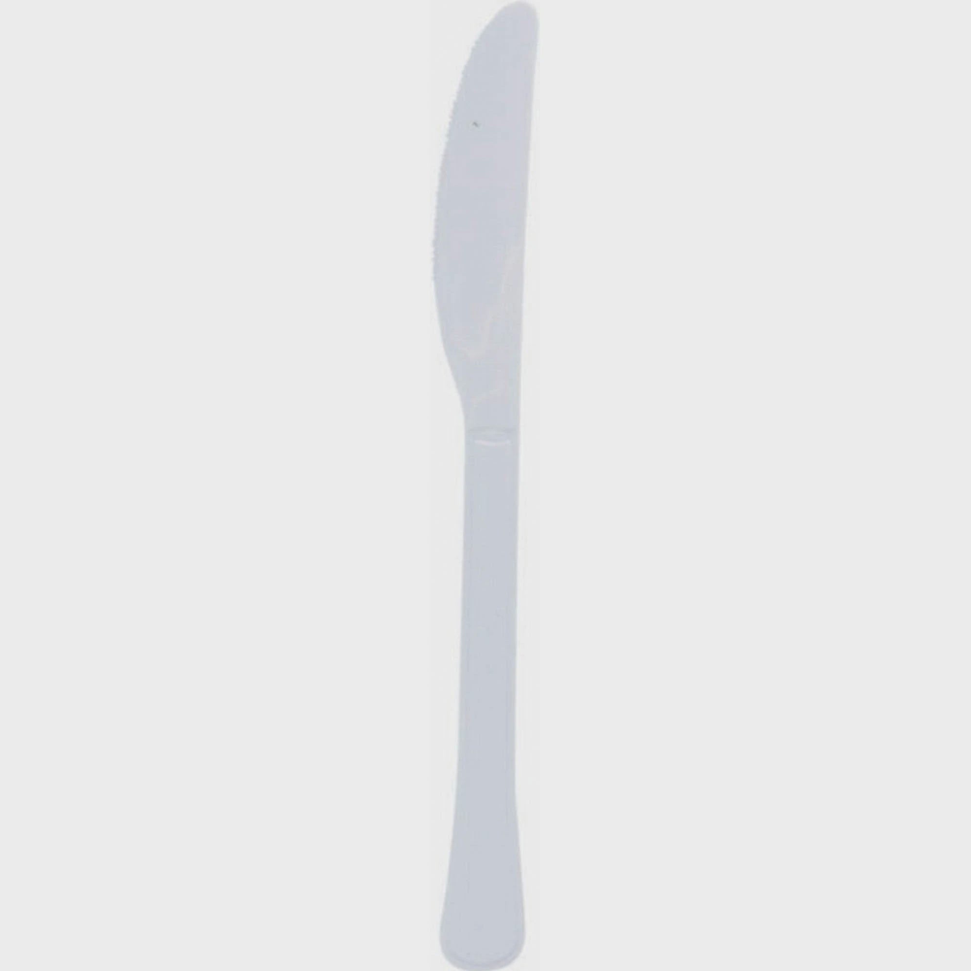 White Plastic Knives