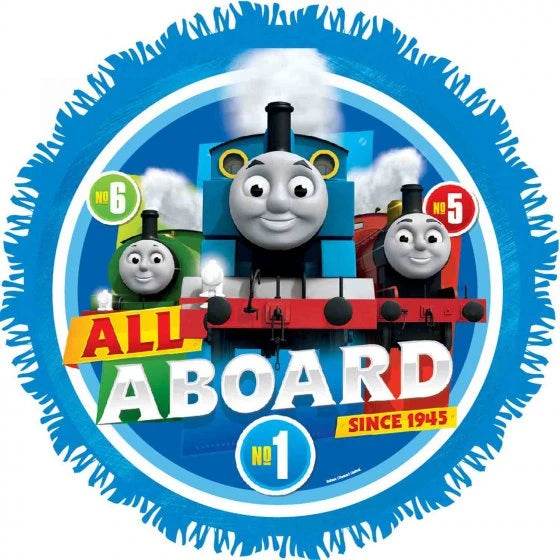 Thomas & Friends All Aboard Expandable Pull String Drum Pinata