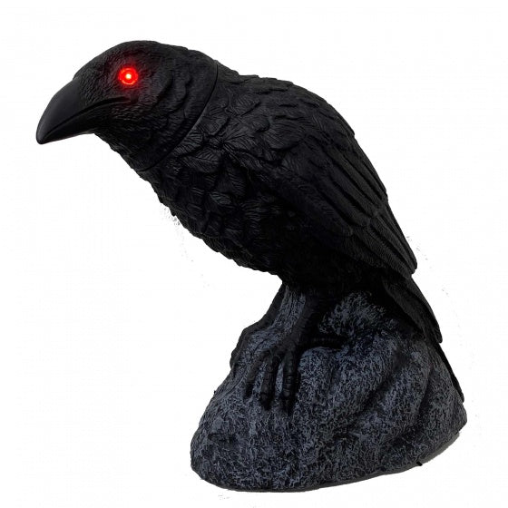 Animatronic Animated Head Turning Crow