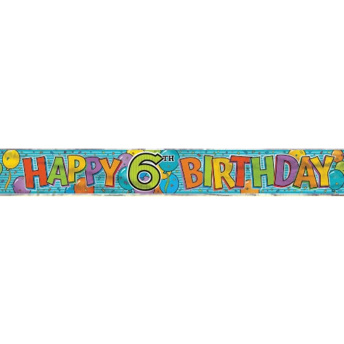 Happy 6th Birthday Banner