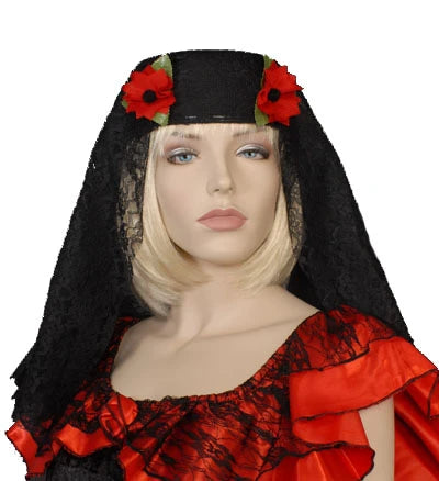 Spanish Senorita Hat Black