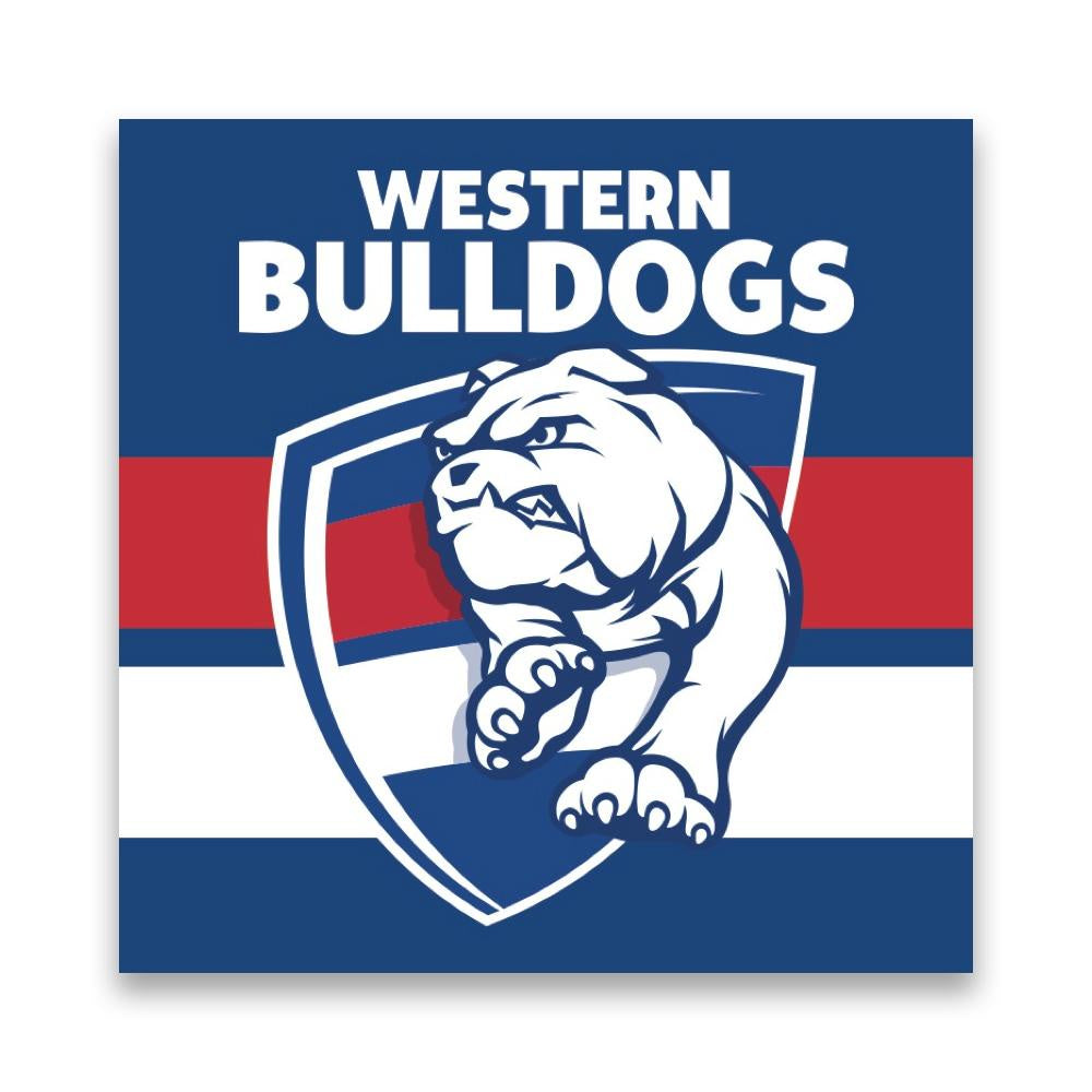 AFL Western Bulldogs Napkin Pk 16