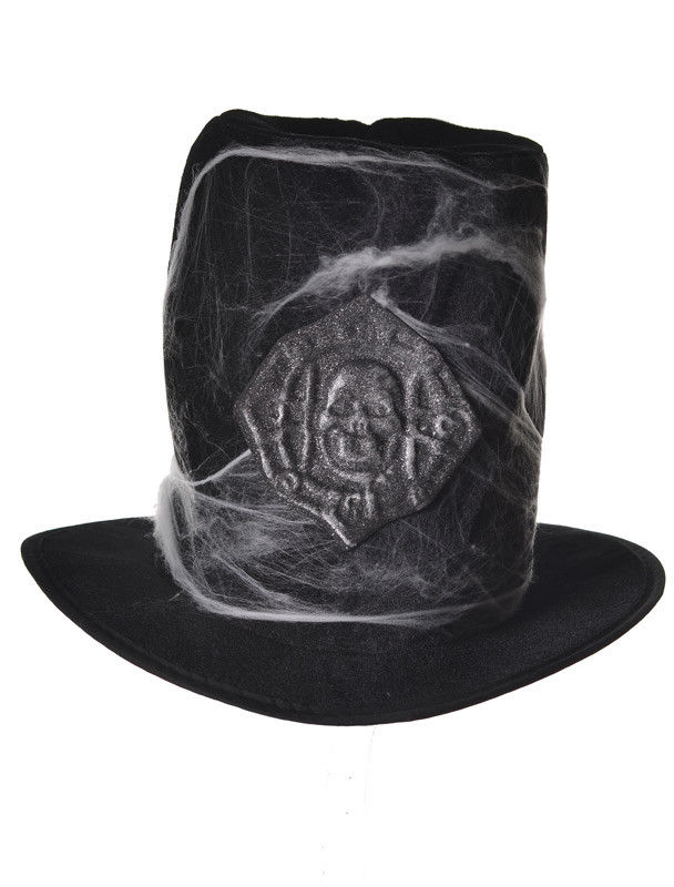 Skull Felt Top Hat