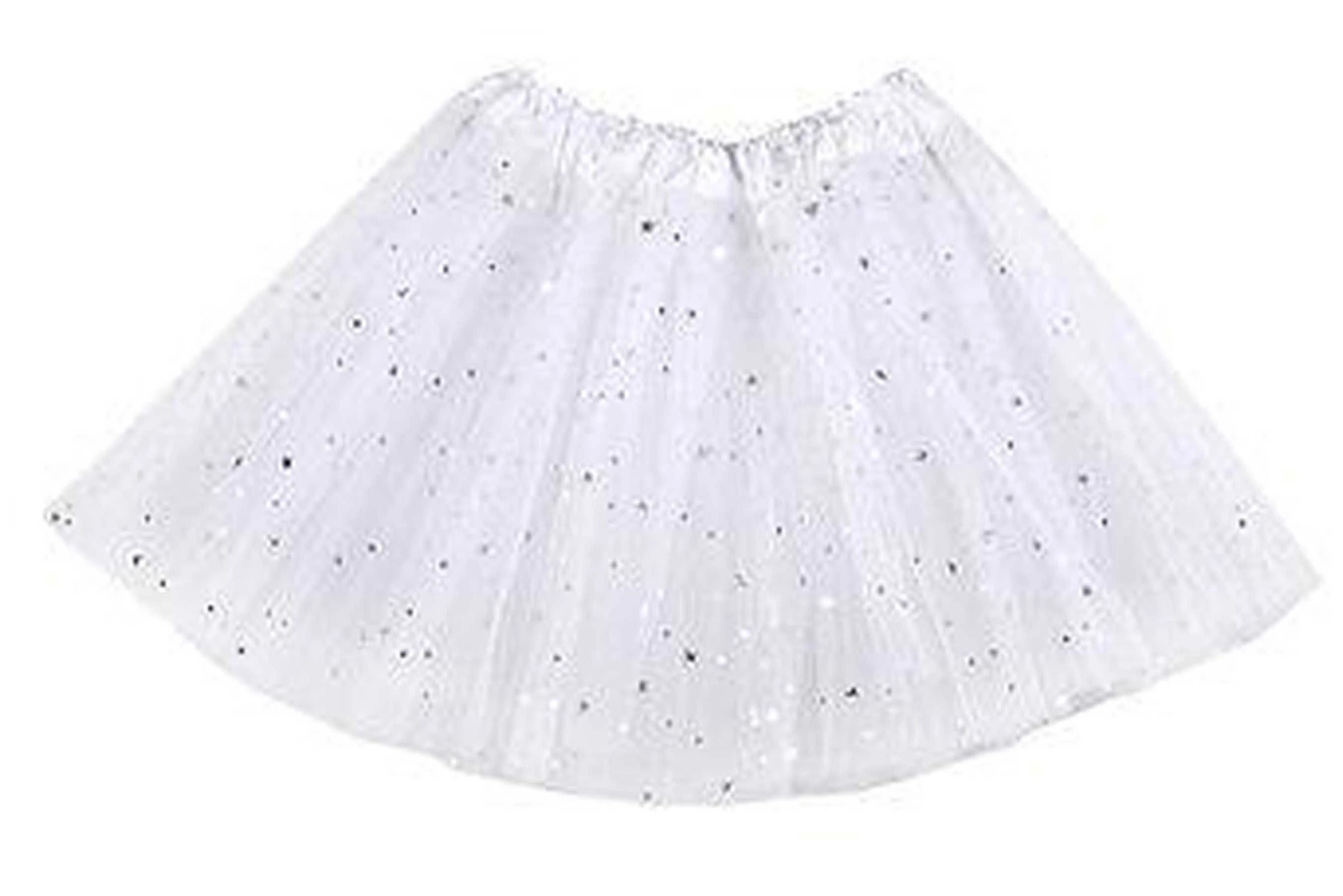 White 30 cm Glitter Tutu