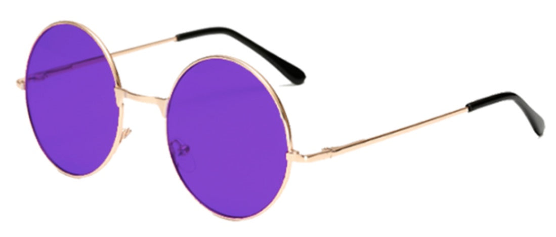 Purple Hippie Glasses