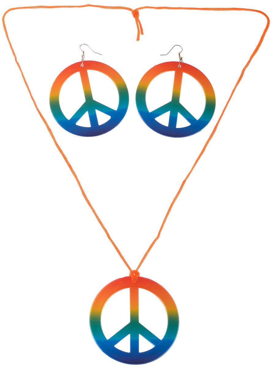 Peace Pendant & Earrings