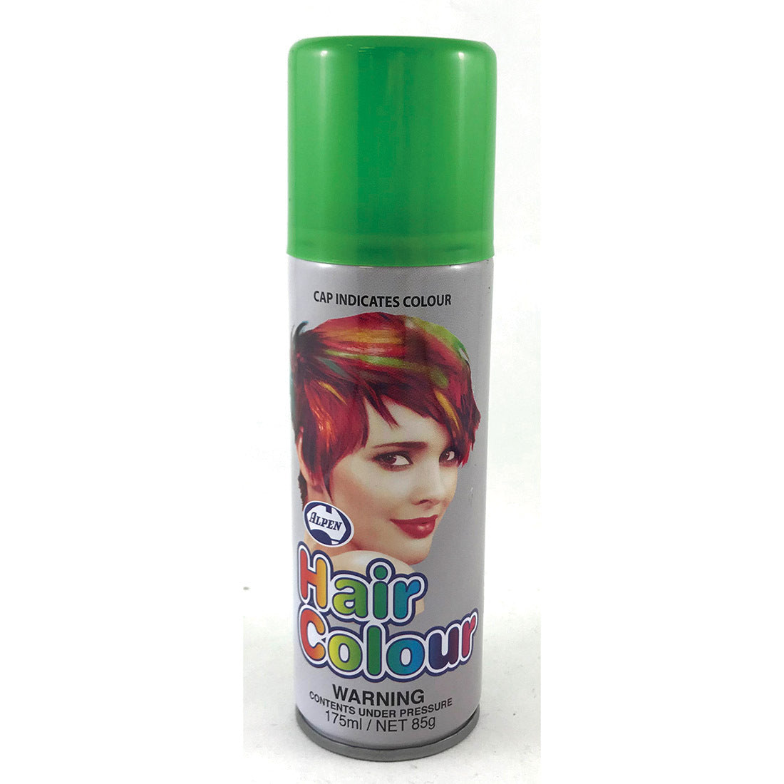 Fluro Green Coloured Hairspray