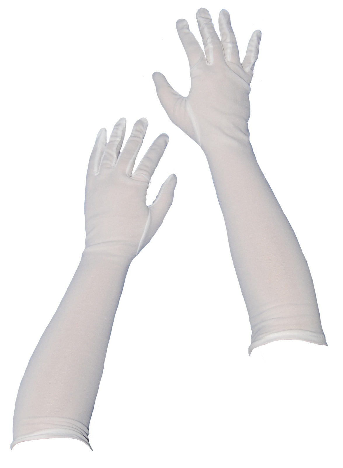 White Long Gloves