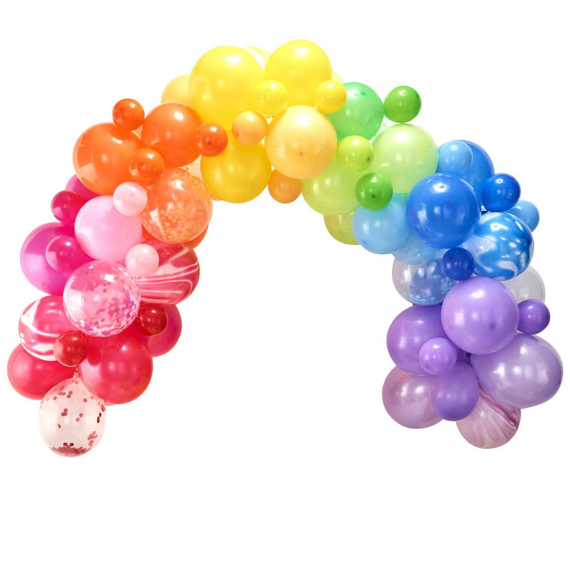 Ginger Ray Rainbow Balloon Garland Kit (Pack of 85)