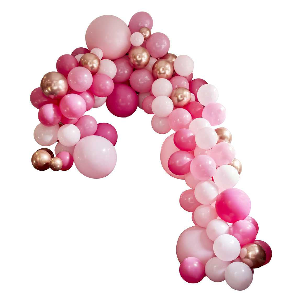 Ginger Ray Luxe Pink and Rose Gold Balloon Garland Kit (Pack of 200)