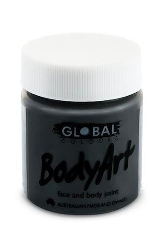 Global Colours 45ml Black Cream Face and Body Paint