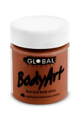 Global Colours 45ml Brown Cream Face and Body Paint