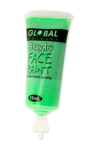 Fluoro Green Face Paint 15ml