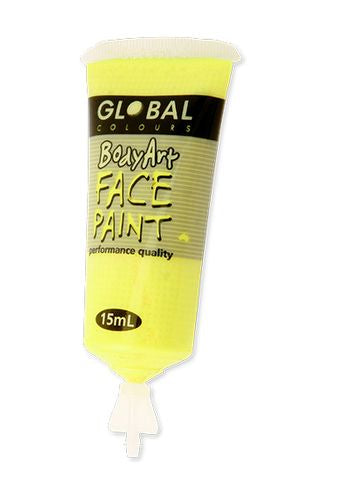 Fluoro Yellow Face Paint 15ml