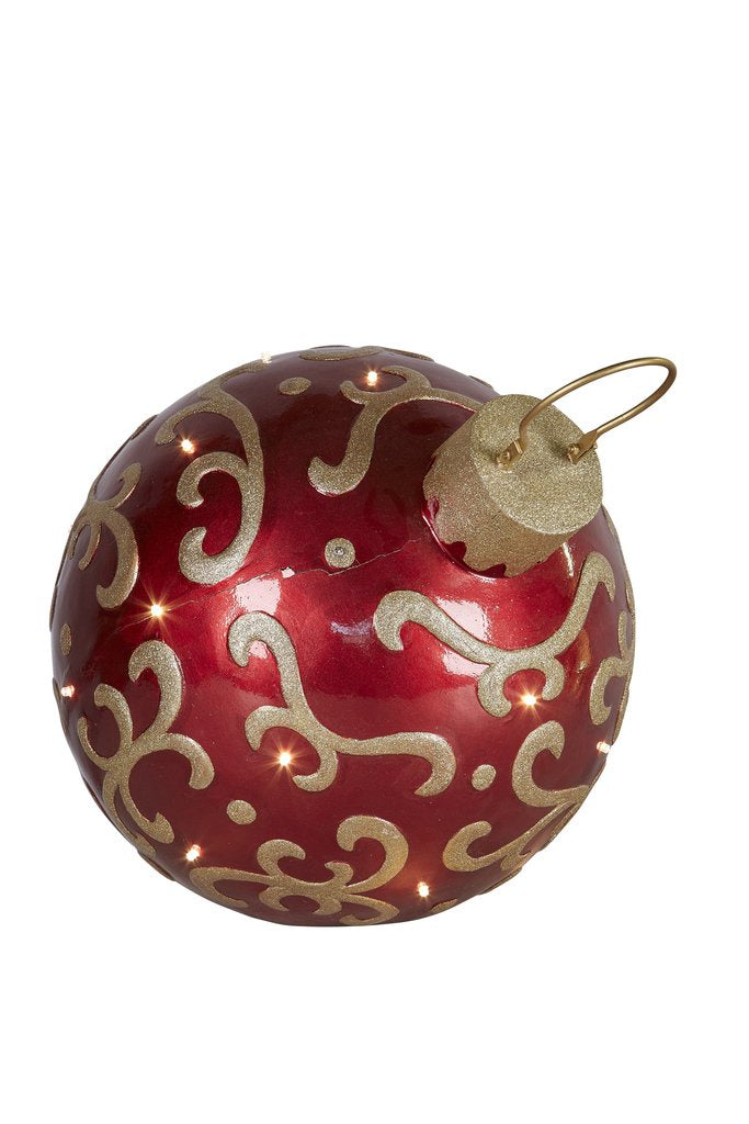 Red LED Christmas Bauble