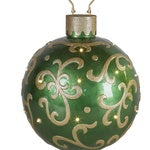 Green LED Christmas Bauble