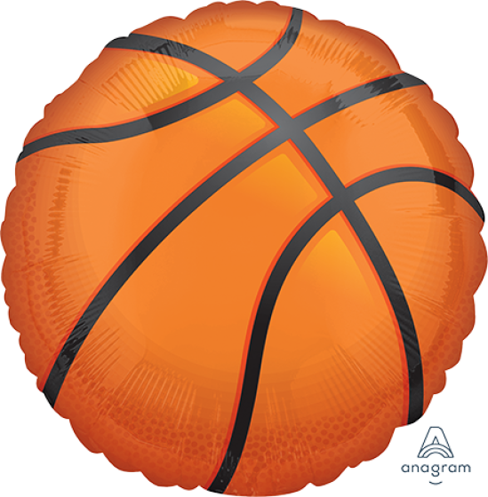 Jumbo Basketball Foil Balloon