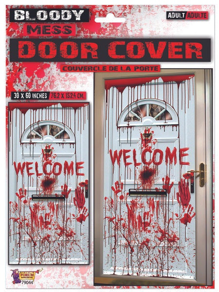 Bloody Mess Welcome Door Cover