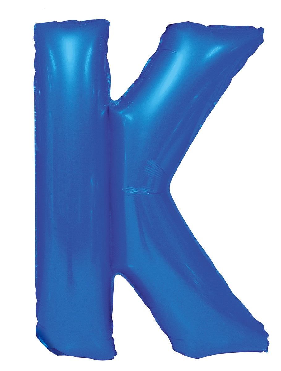 Blue Letter K Megaloon