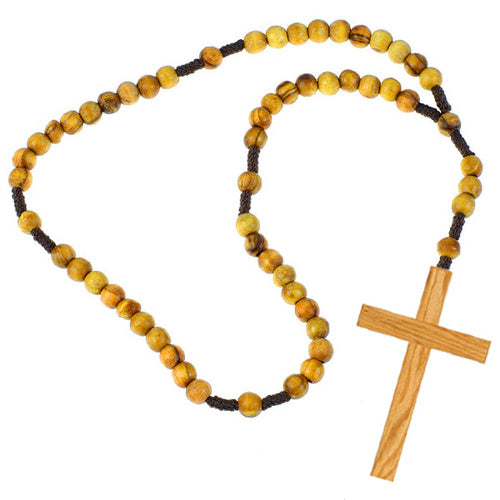 Nun Beads with Wooden Cross