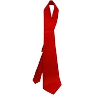 Red Satin Gangster Tie