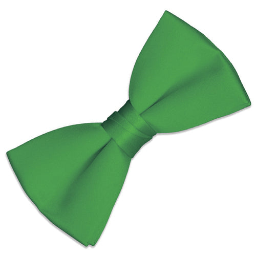 Green Satin Bow Tie