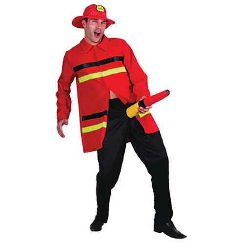 Funny Firefighter Mens Costume