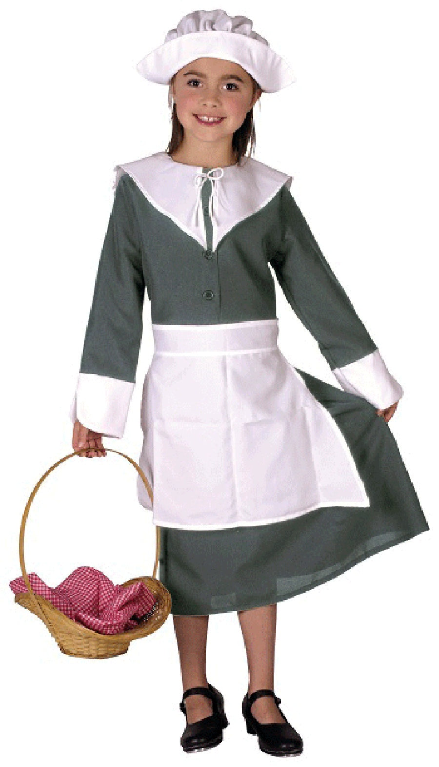 Colonial Prairie Girl Pilgrim Costume